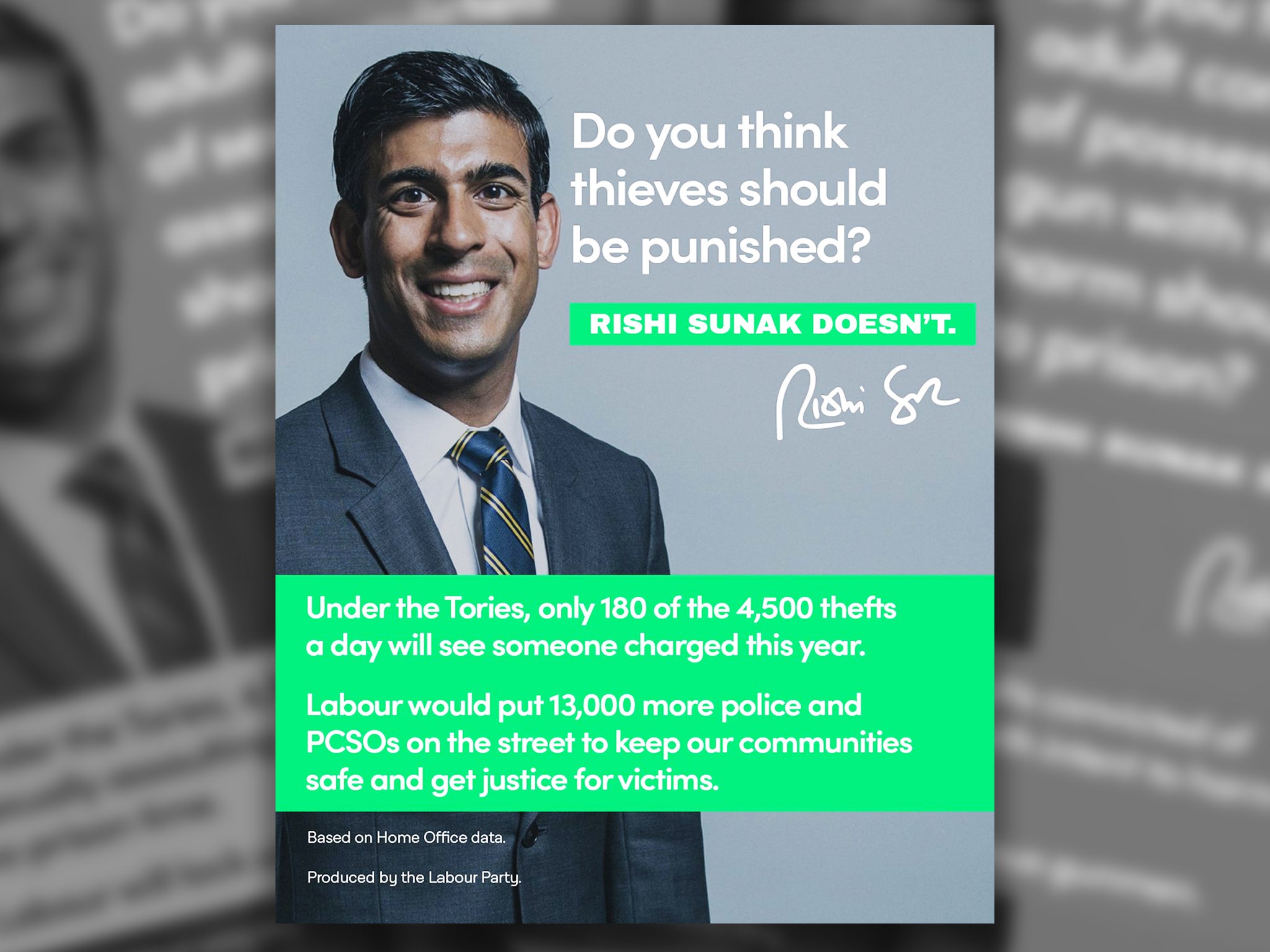 Labour Continues Rishi Sunak Attackad Campaign Despite Backlash